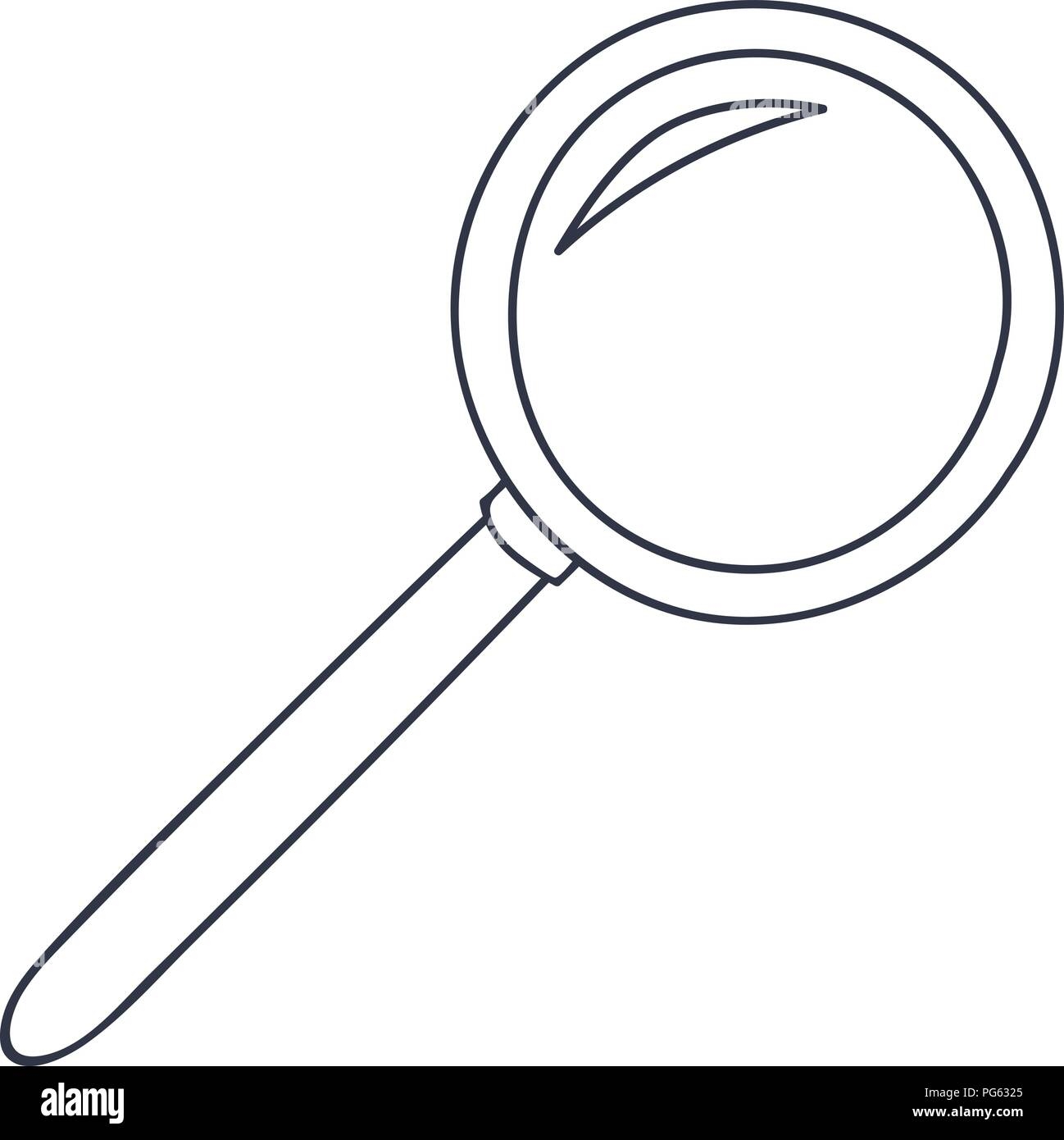 magnifying glass drawing