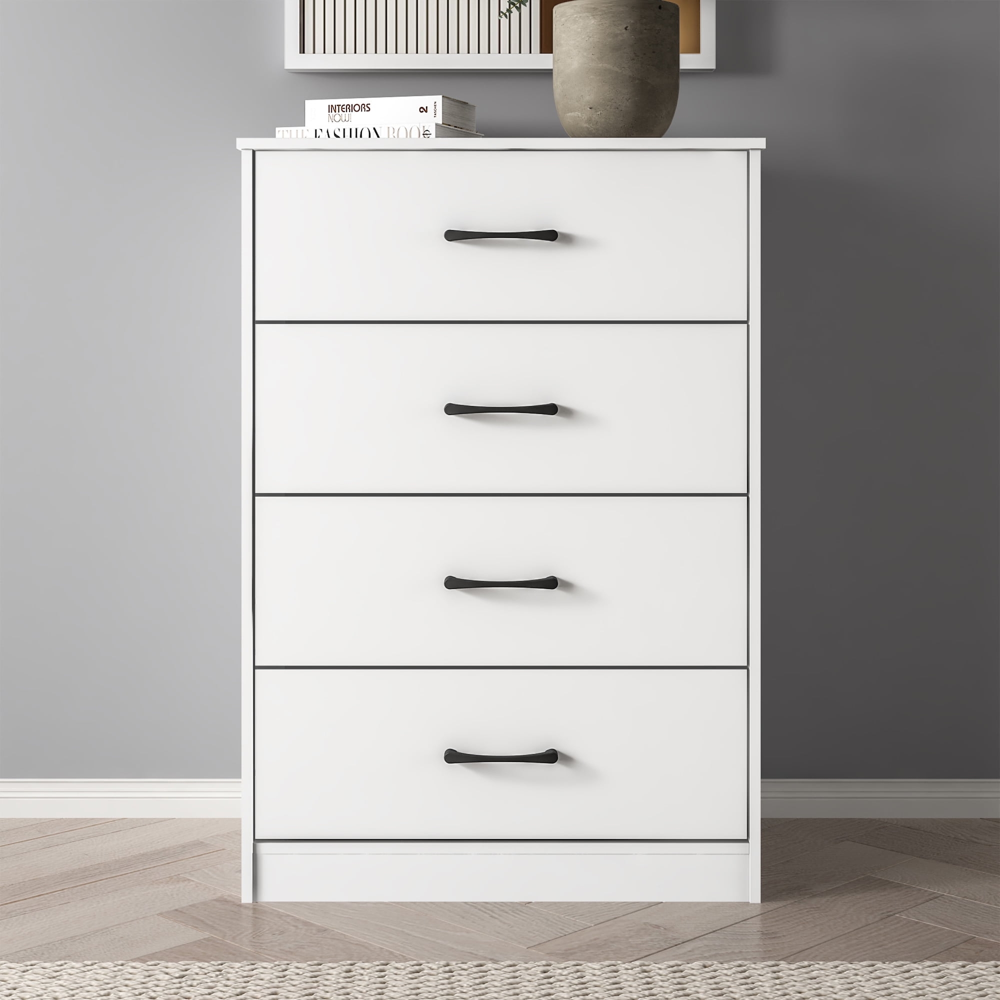 Mainstays Ardent 4 Drawer Dresser White