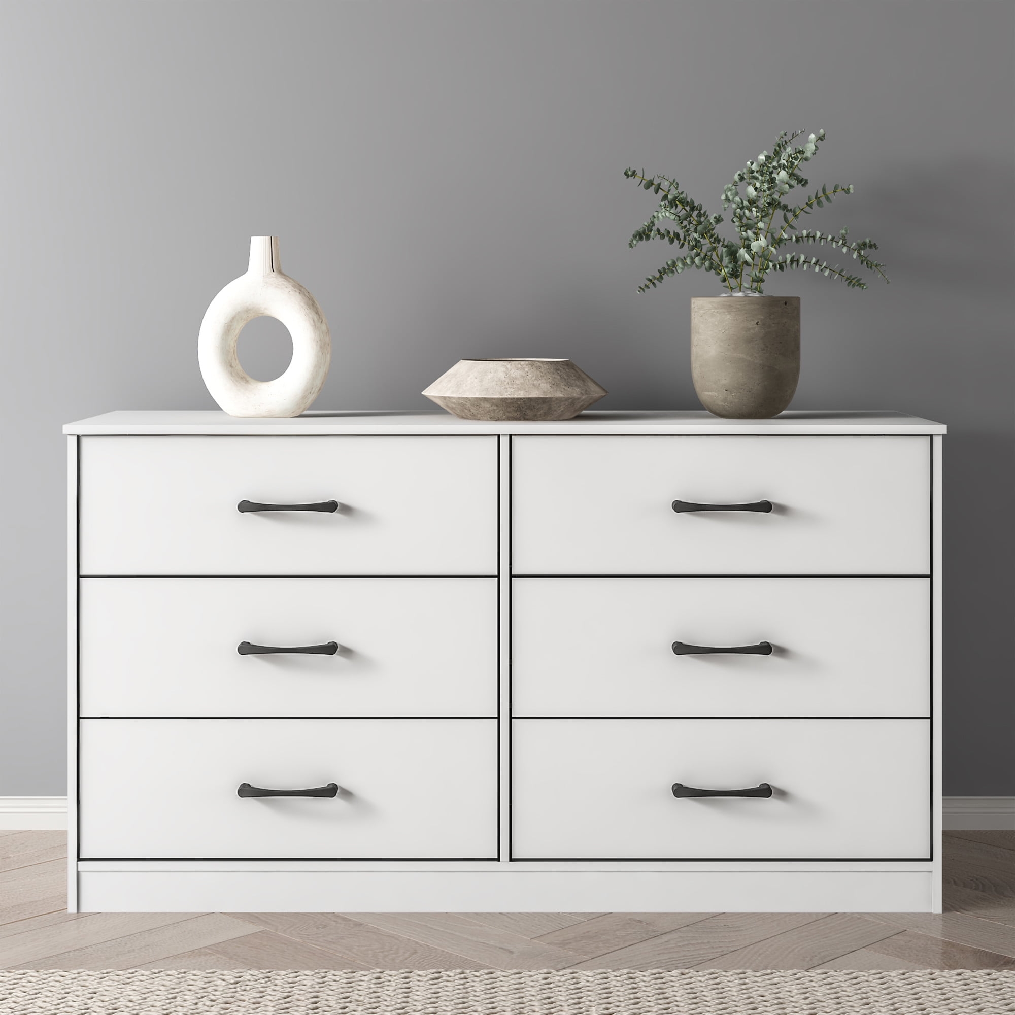 Mainstays Ardent 6 Drawer Dresser White