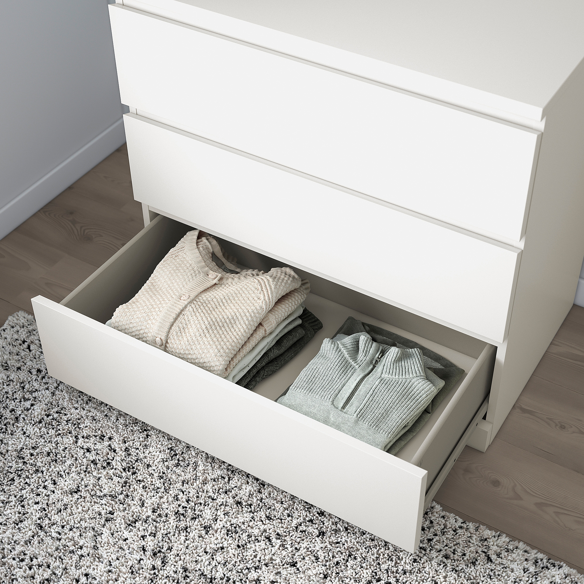 ikea 3 drawer chest of drawers