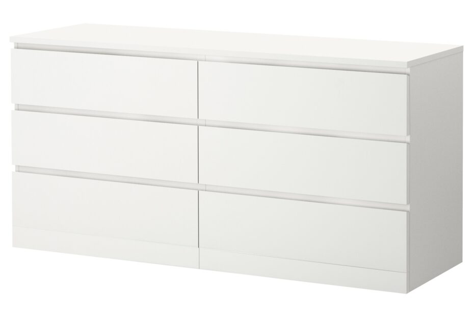 MALM Chest Of 6 Drawers White 160x78 Cm IKEA Indonesia