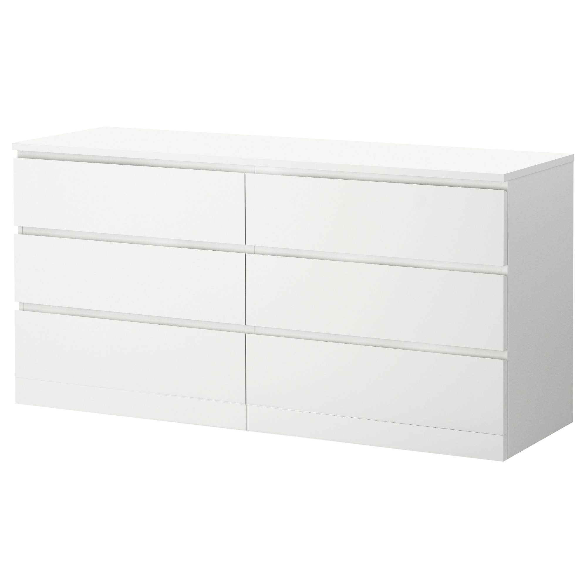 MALM Chest Of 6 Drawers White 160x78 Cm IKEA Indonesia