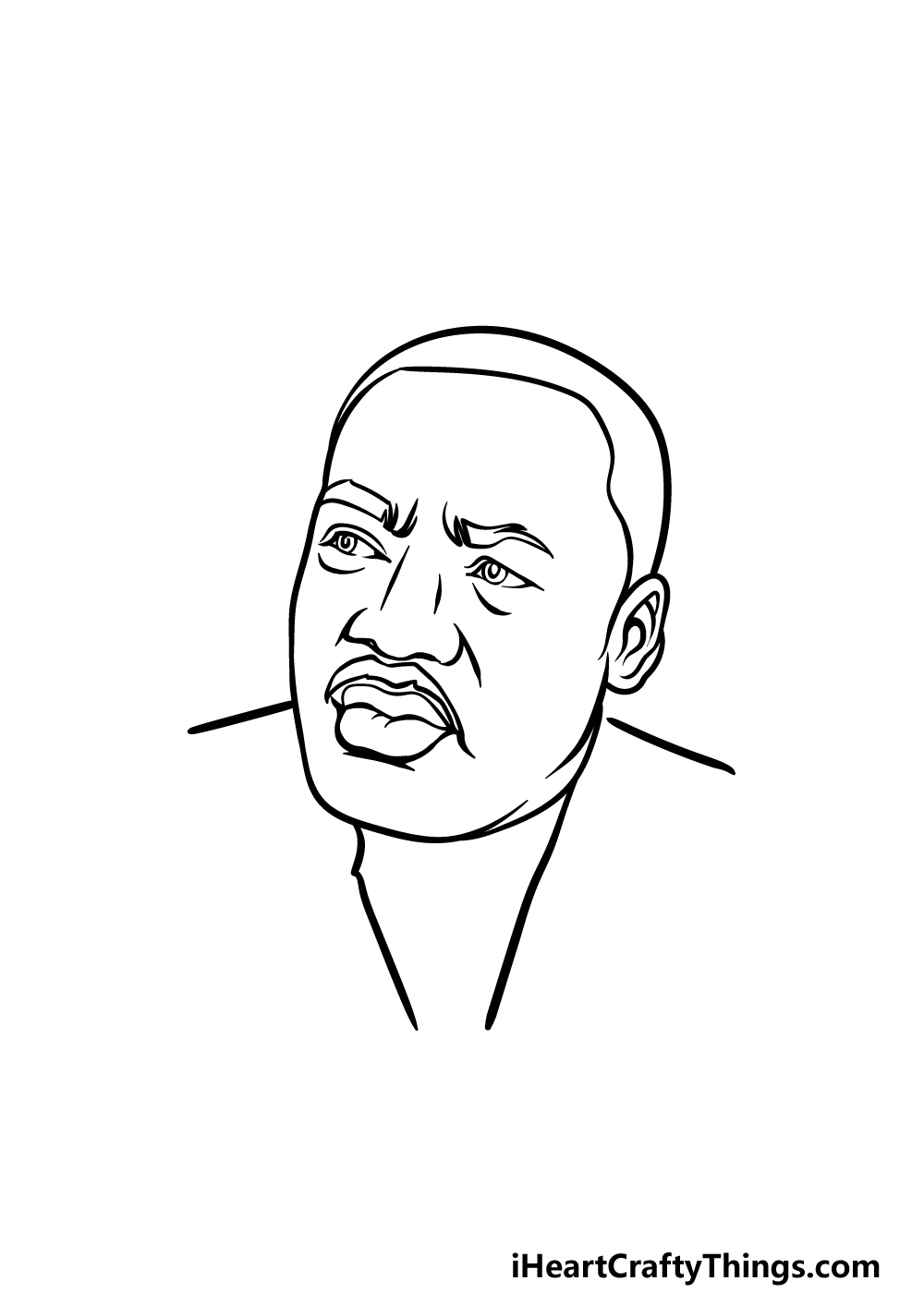 martin luther king drawing