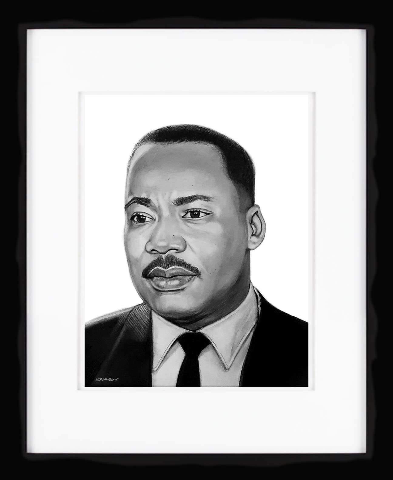 Martin Luther King Jr Martin Original Pencil Art