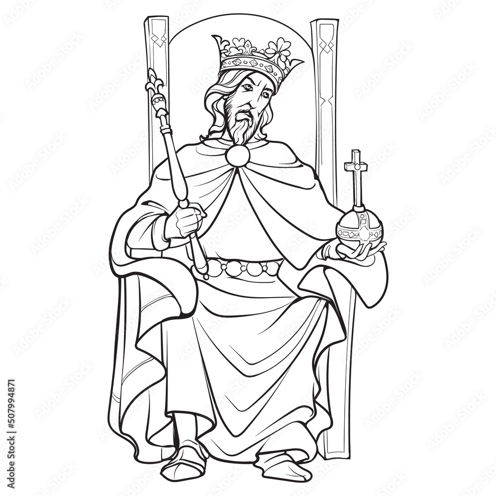 king drawing