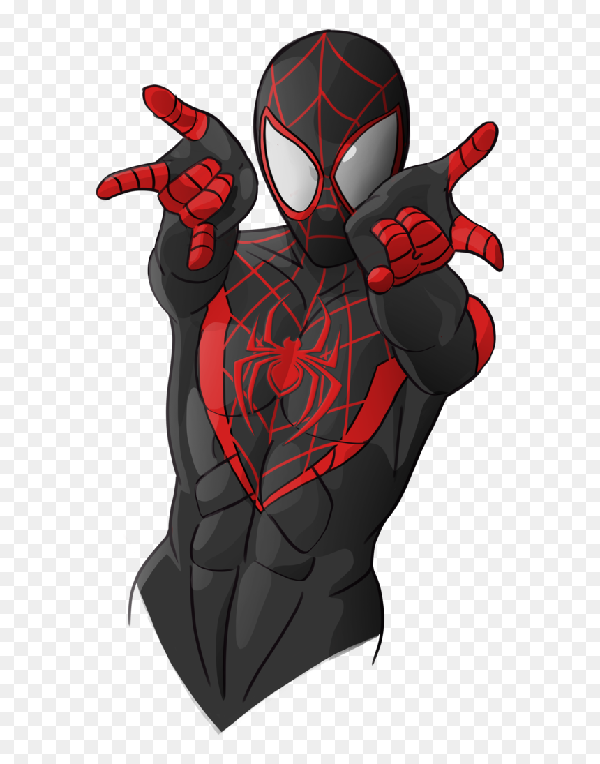 Miles Morales Png Spider Man Miles Morales Drawing Transparent 