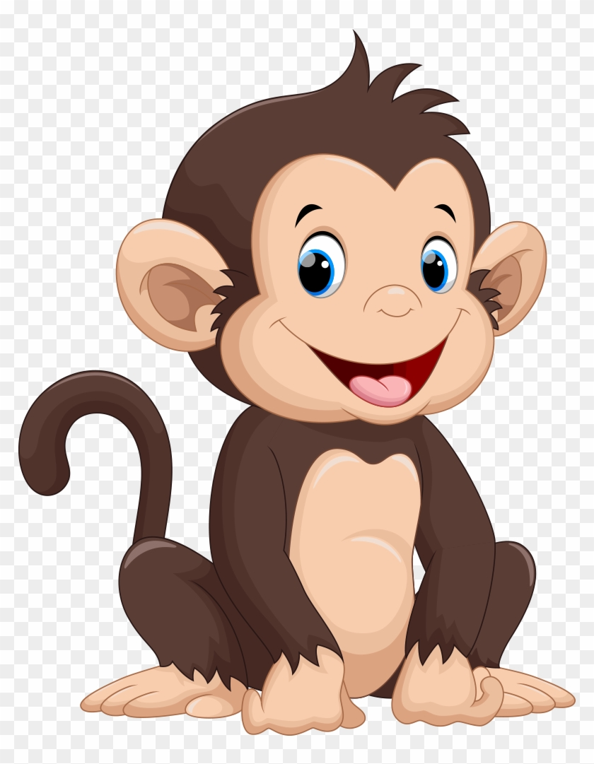 cute monkey drawing