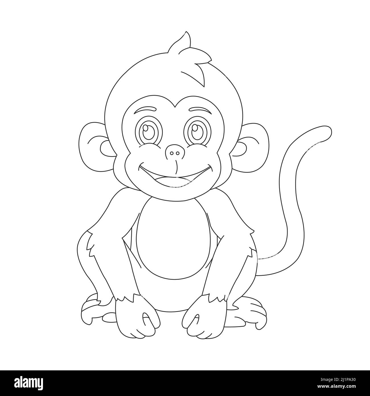 drawing a monkey