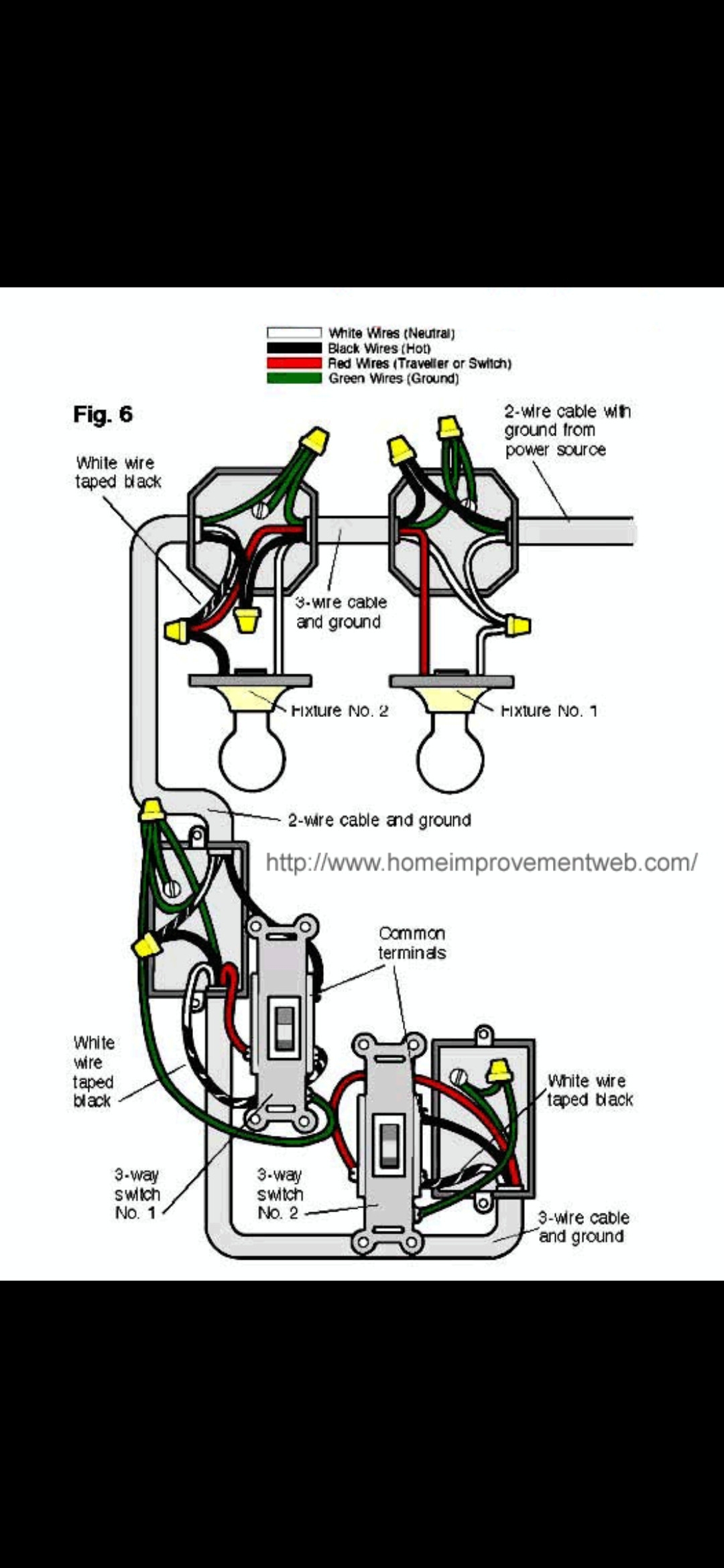 3 way switch wiring drawing