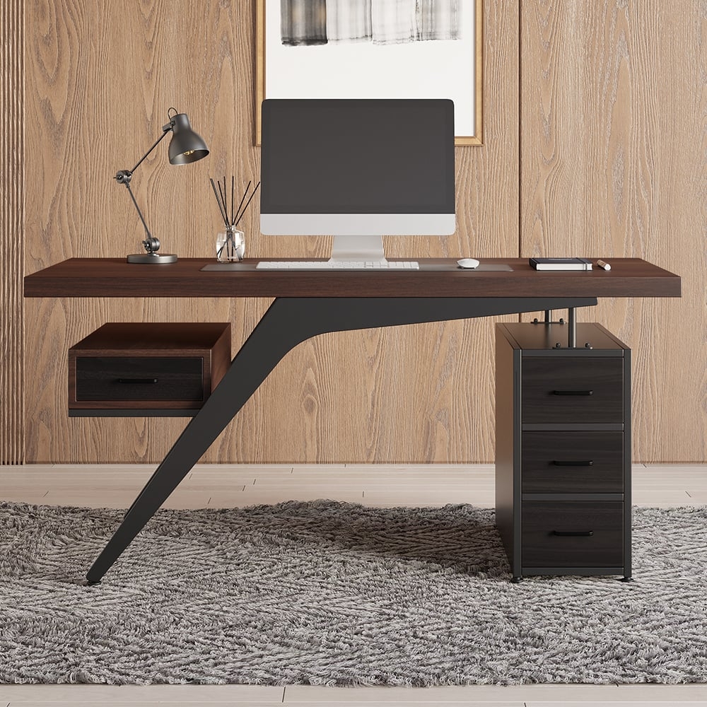office desk with drawer