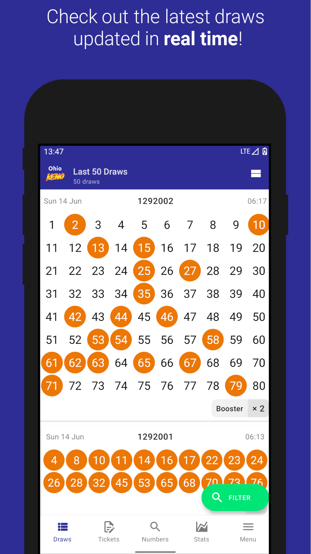 Ohio Keno Lottery Live Results U0026 Ticket Checker App On Amazon 