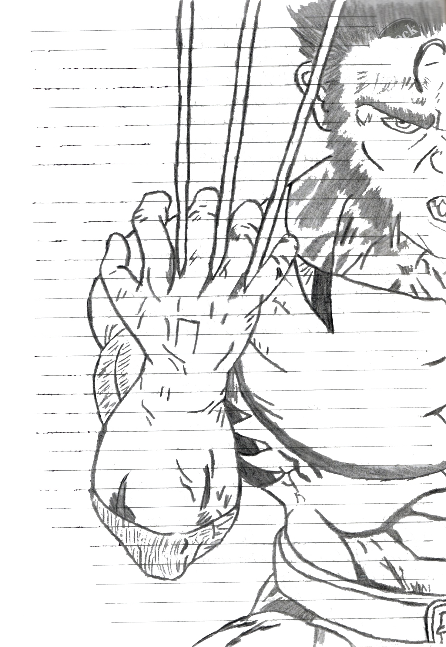 Old Practice Badass Wolverine Weasyl