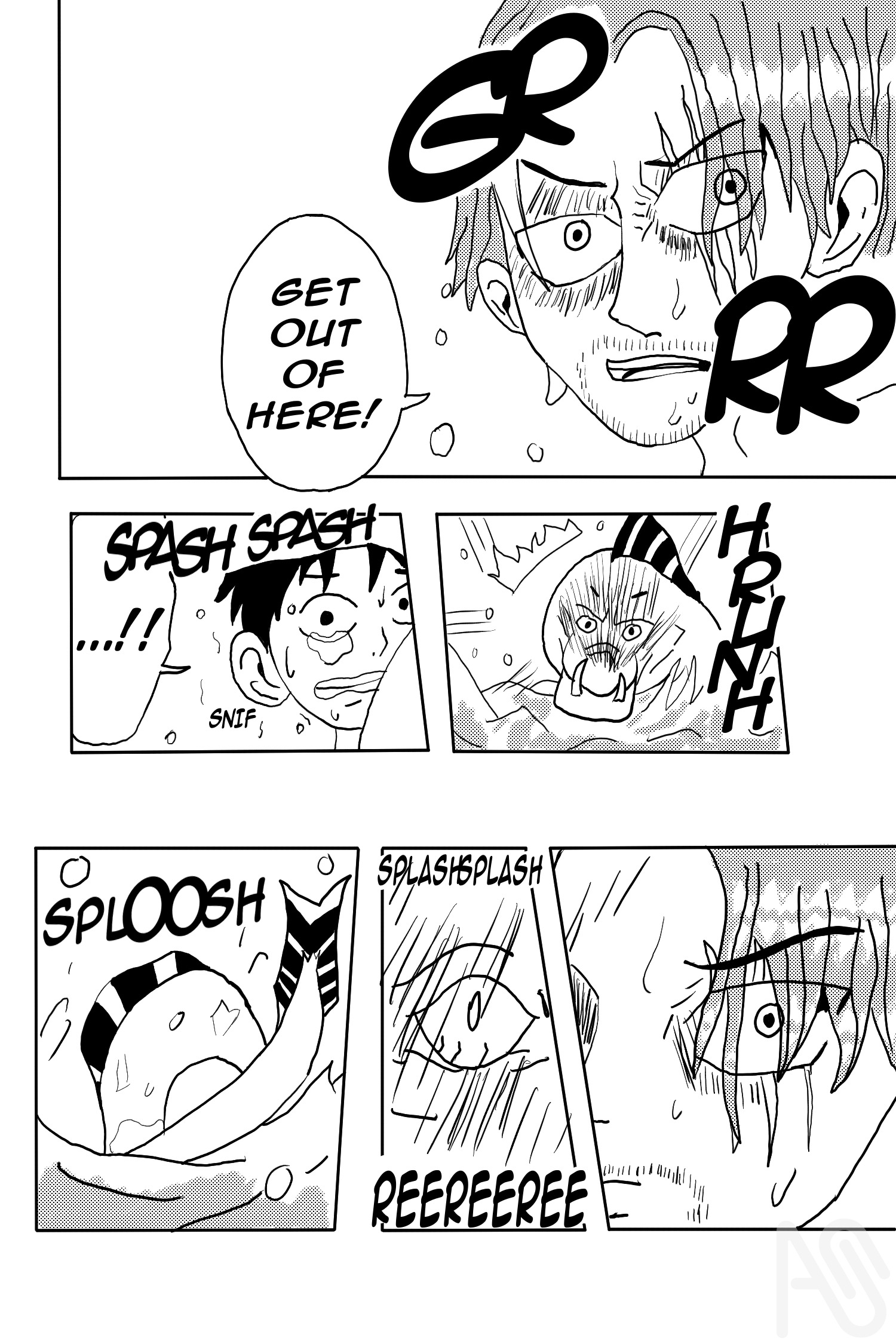 drawing of one piece
