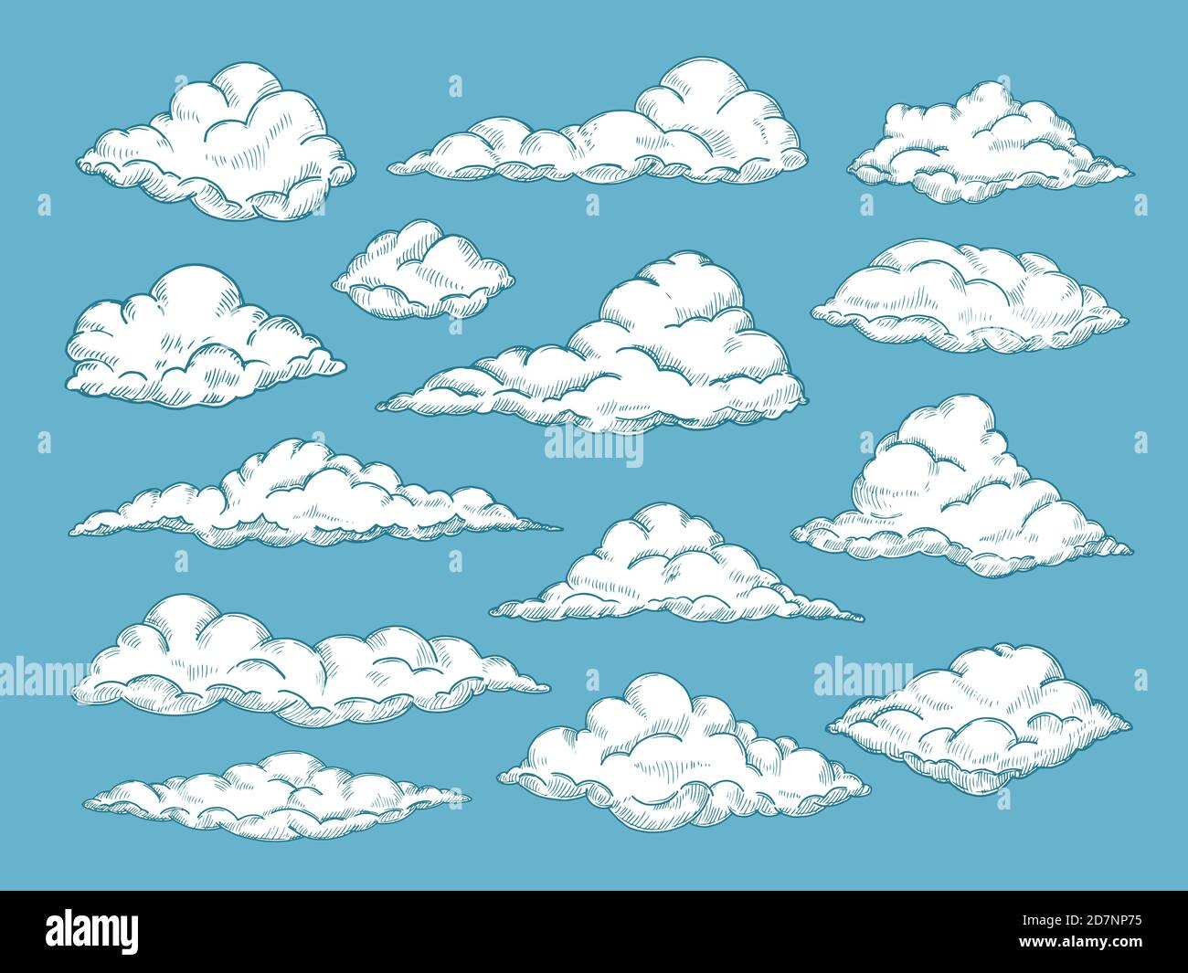 Outline Drawing Clouds Hi res Stock Photography And Images Alamy