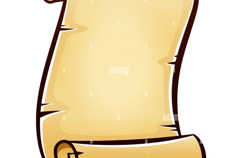 Paper Scroll Drawing Hi res Stock Photography And Images Alamy