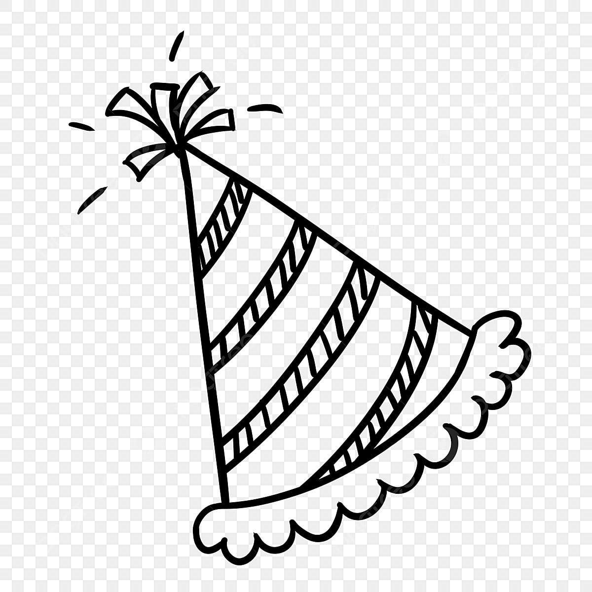 Party Hat Drawing PNG Transparent Images Free Download Vector 