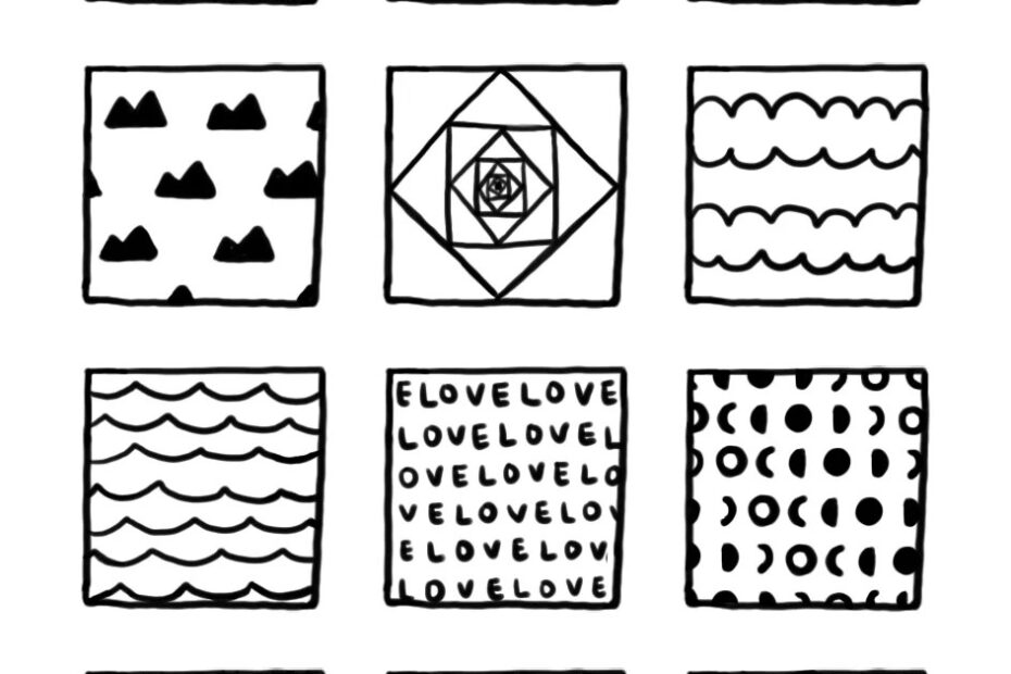 Pattern Drawings Easy