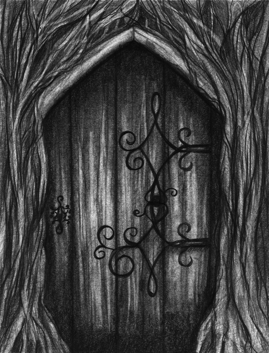 open door drawing