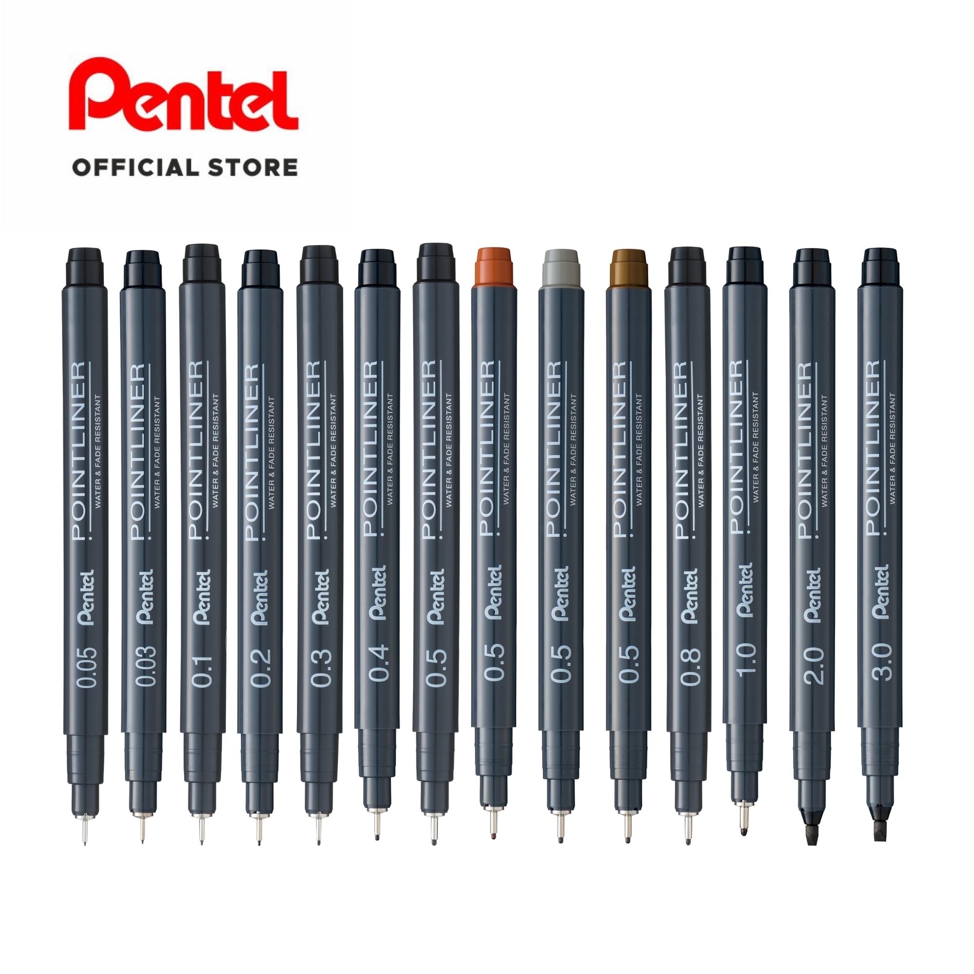Pointliner Drawing Pen Pentel Indonesia