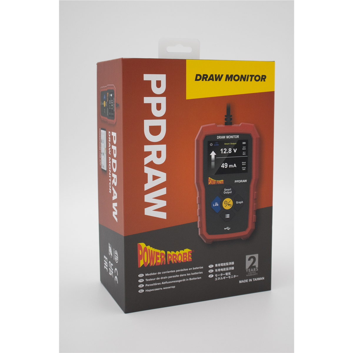 Power Probe PPDRAW Draw Monitor For Voltage Leakage Backup Power 