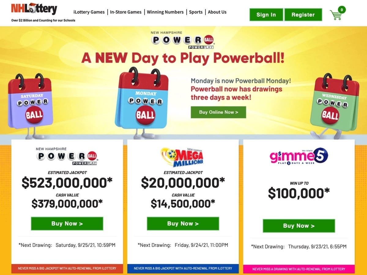 powerball draw days