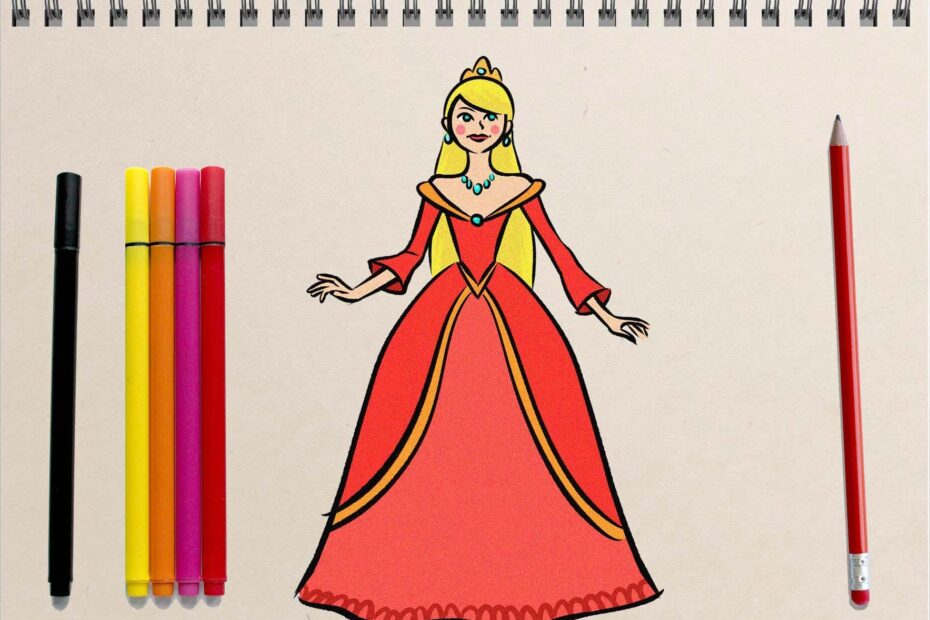 Princess Drawing How To Draw A Princess