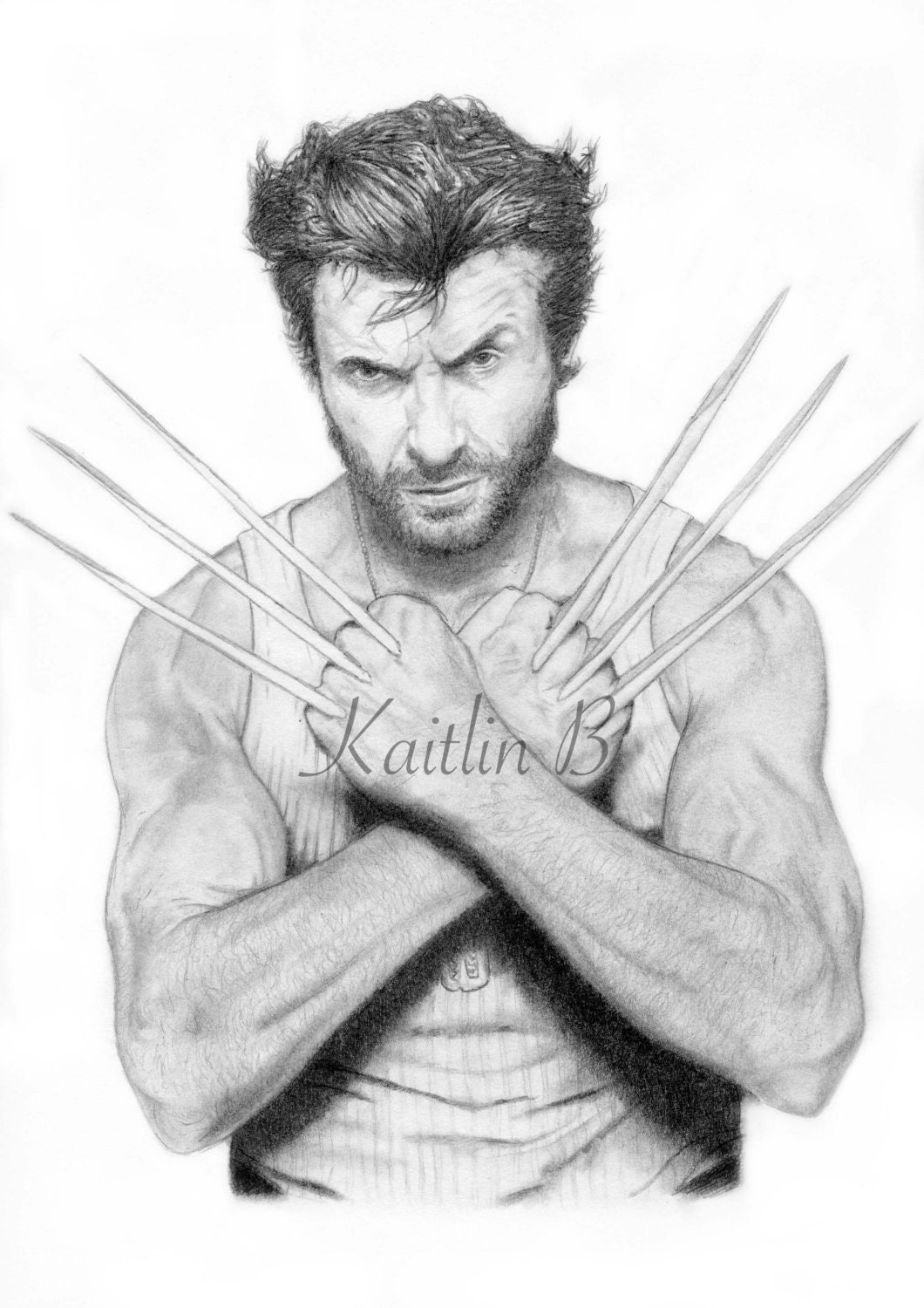 PRINT Of Wolverine Sketch