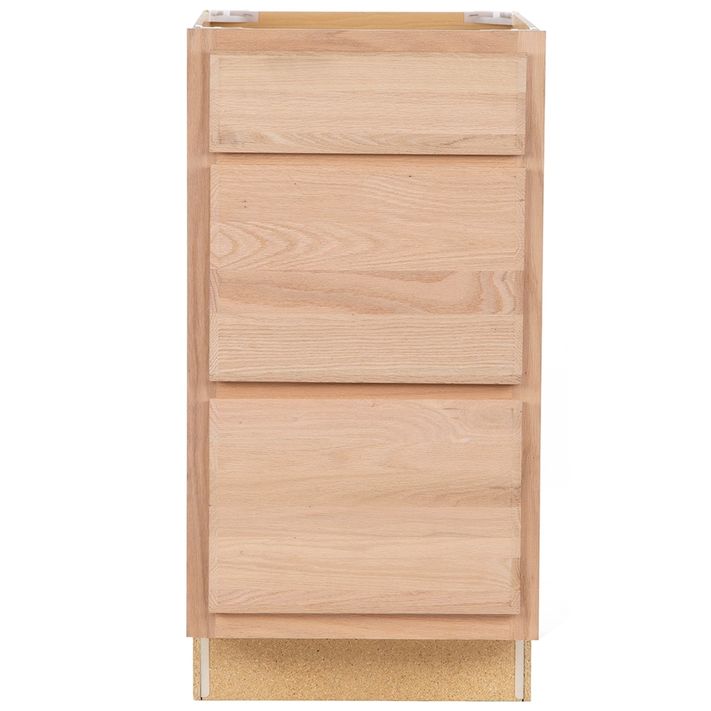 Project Source 18 in W X 35 in H X 23 75 in D Natural Unfinished Drawer Base Stock Cabinet