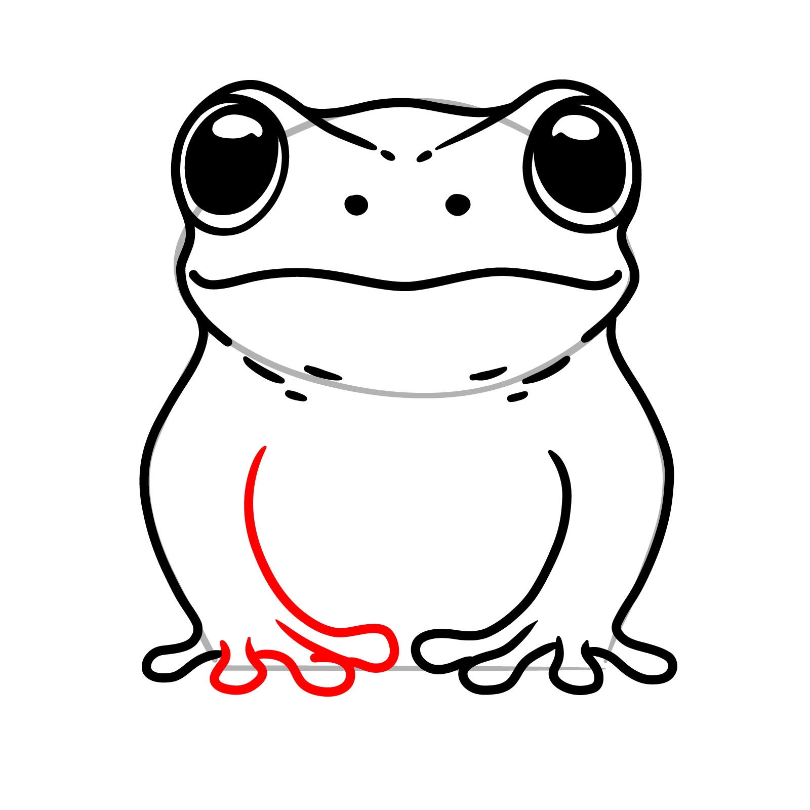 draw frog