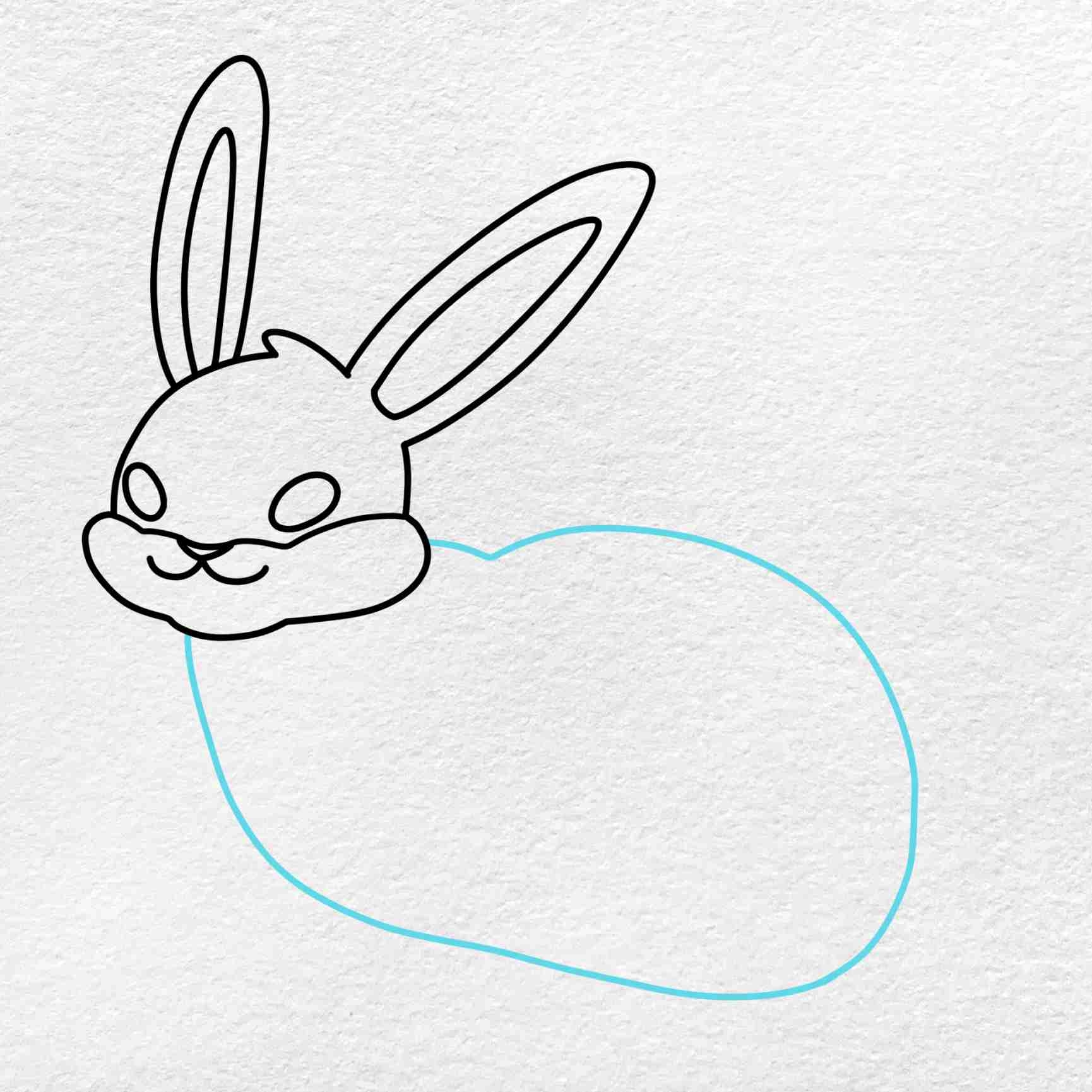 easy to draw rabbit