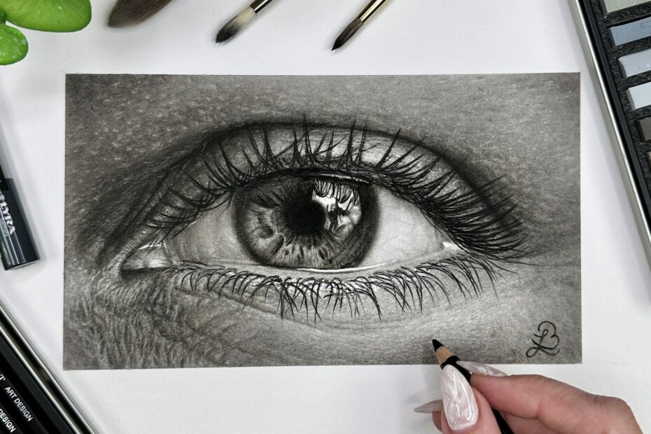 Realistic Eye Drawing Tutorial With Leanne Bishop Strathmore Artist Papers