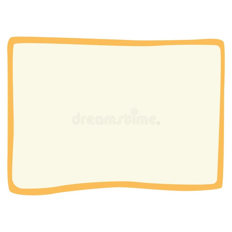 rectangular gift tag with beveled edges drawing