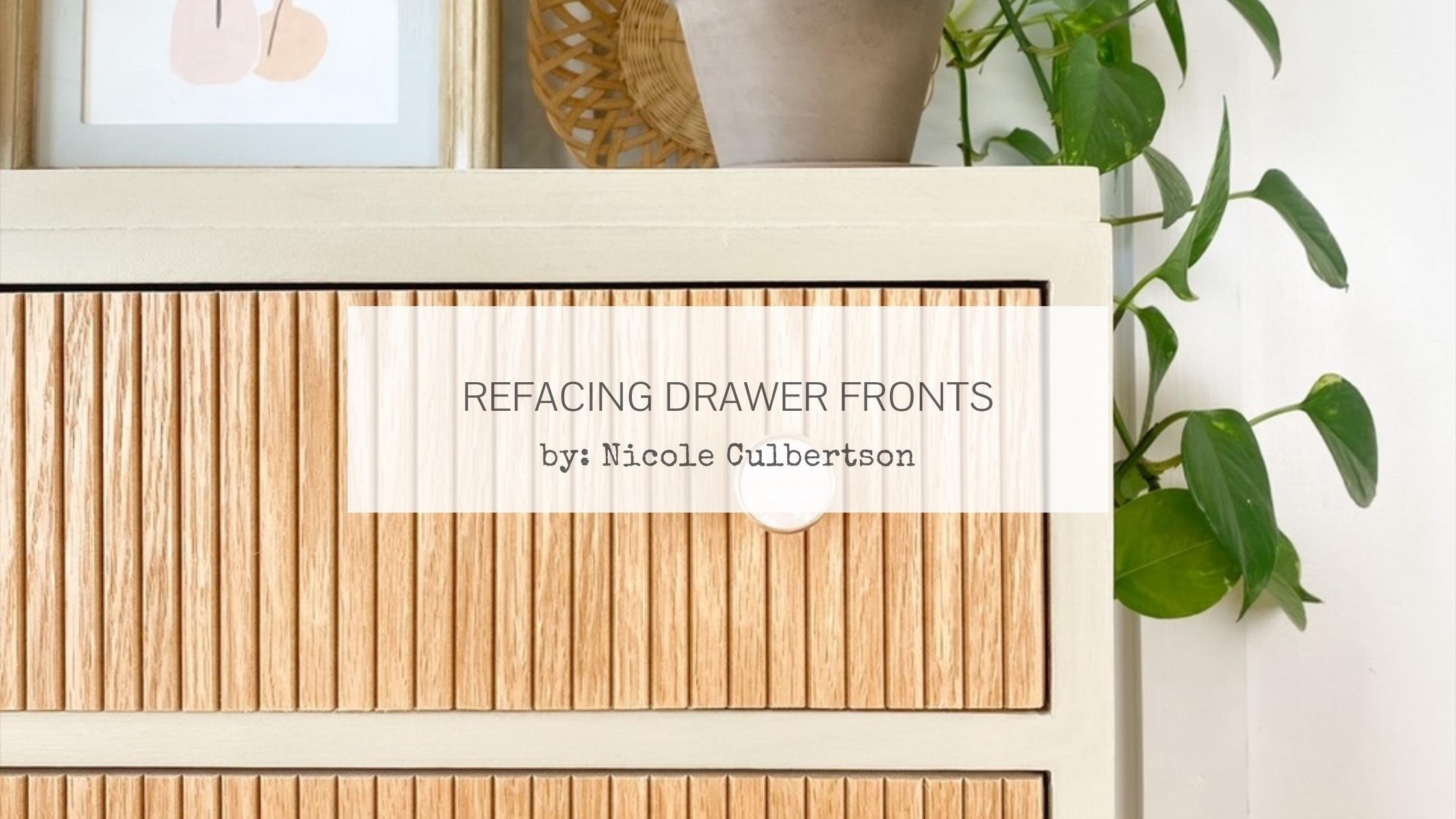 Refacing Drawer Fronts For An Updated Look Miss Mustard Seed s Milk Paint