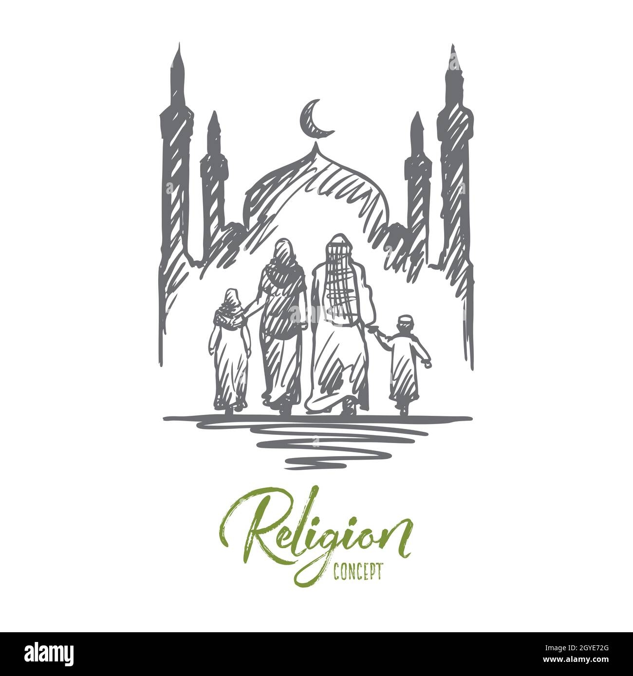 muslim religion drawings