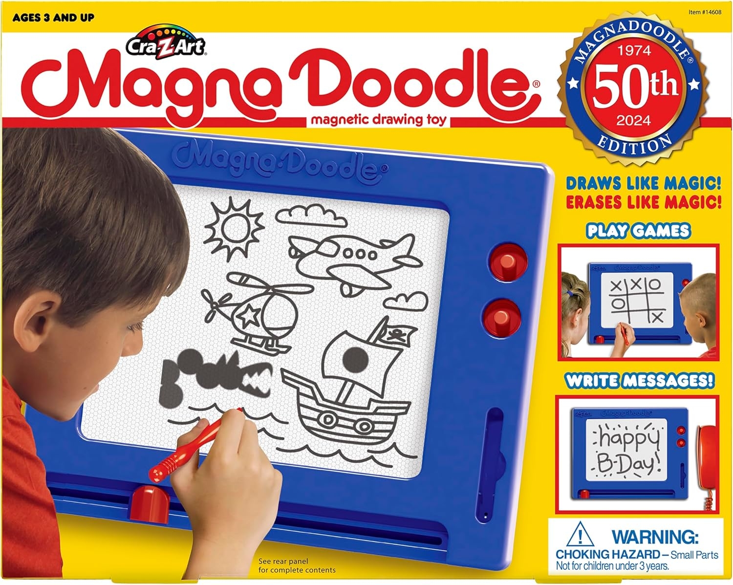 Retro Magna Doodle Magnetic Drawing Board Untuk Indonesia Ubuy