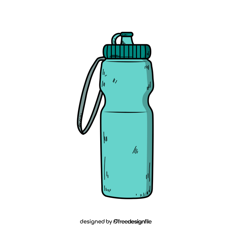Reusable Water Bottle Drawing Clipart Free Download
