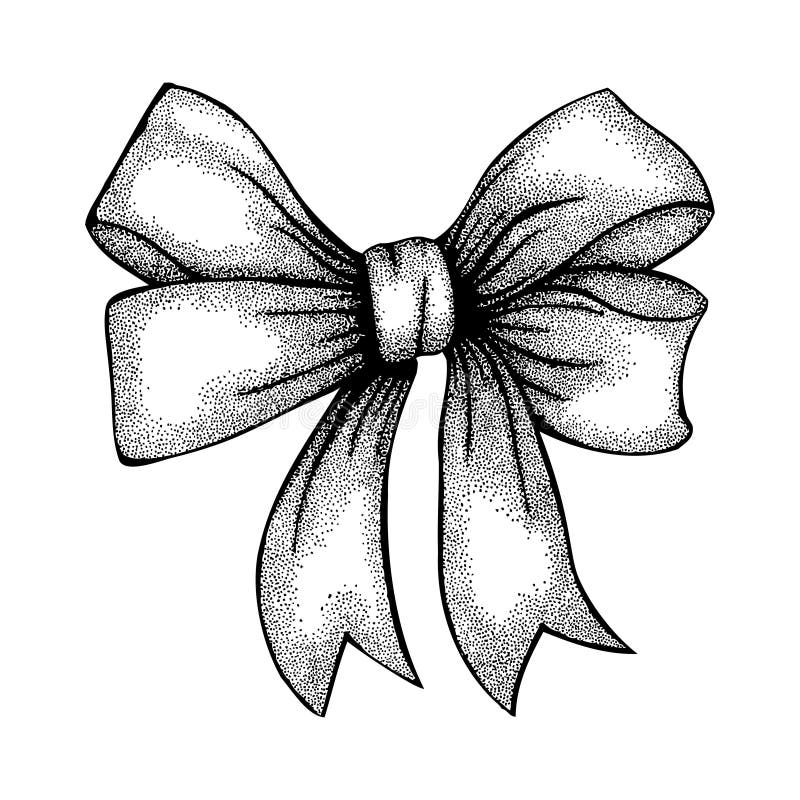 Ribbon Bow Drawing Stock Illustrations 44 250 Ribbon Bow Drawing 