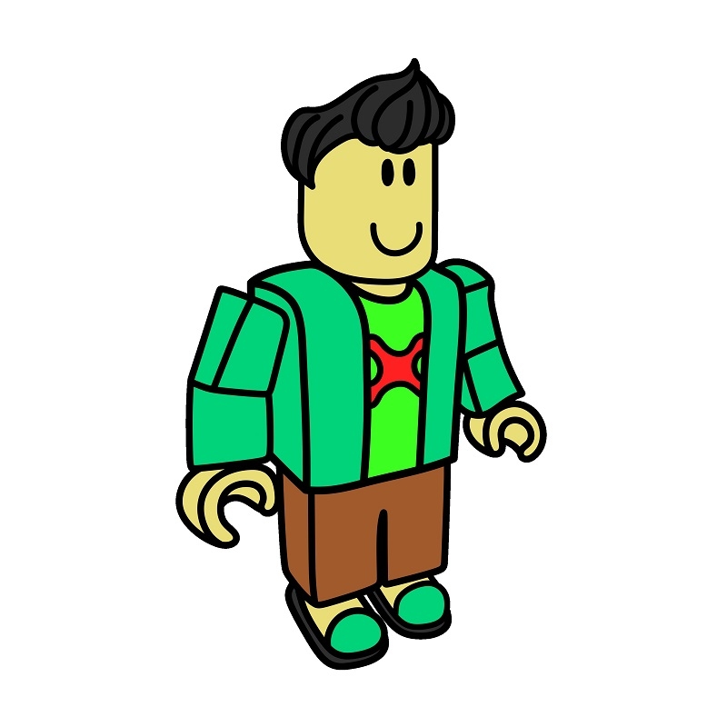 Roblox Drawing Tutorial How To Draw Roblox Step By Step