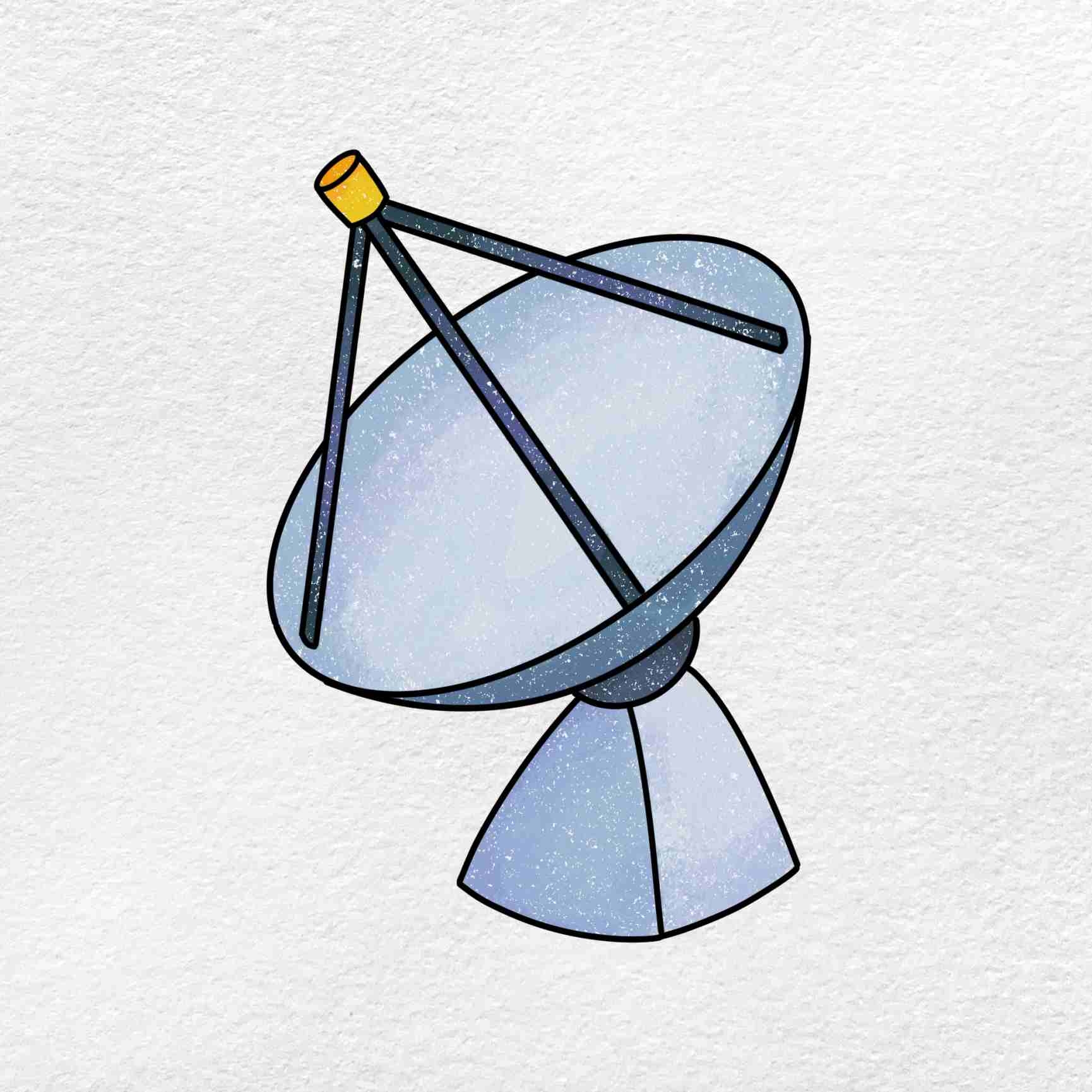 Satellite Dish Drawing HelloArtsy