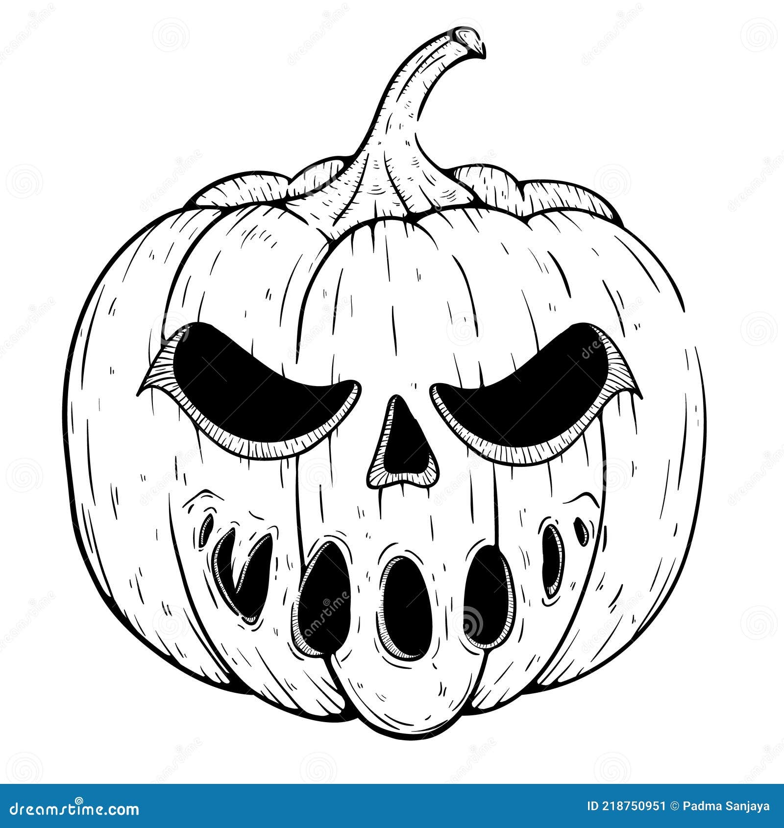 creepy halloween drawings