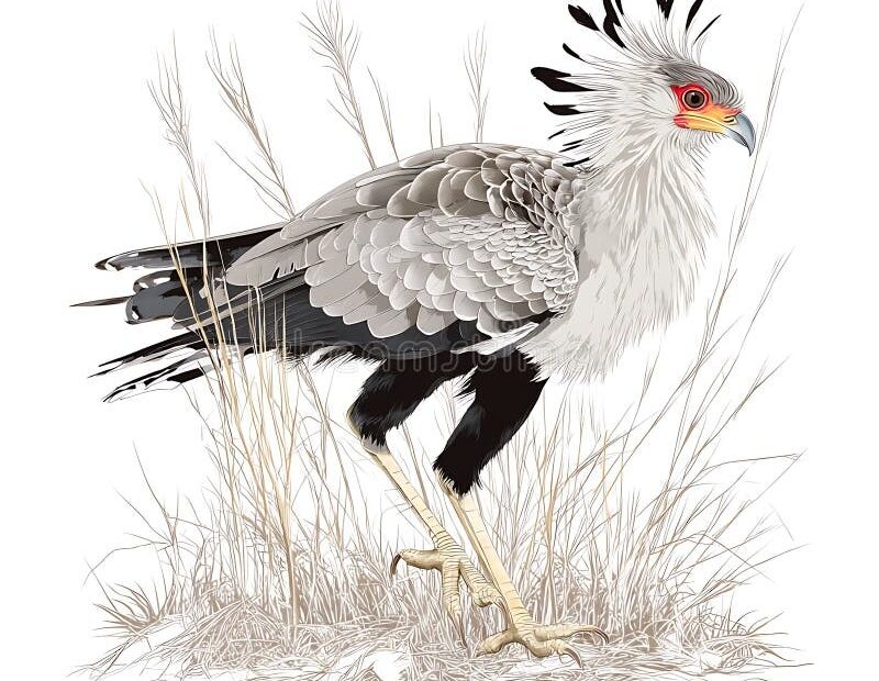 Secretary Bird Savanna Stock Illustrations 86 Secretary Bird Savanna Stock Illustrations Vectors U0026 Clipart Dreamstime