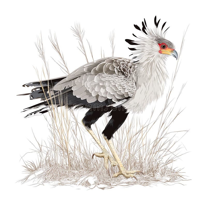 Secretary Bird Savanna Stock Illustrations 86 Secretary Bird Savanna Stock Illustrations Vectors U0026 Clipart Dreamstime