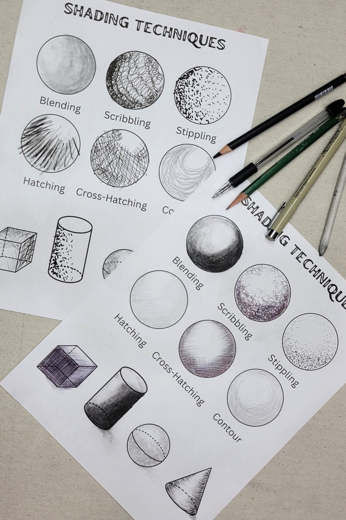 Shading Techniques Art Project For Older Kids Kids Activities Blog