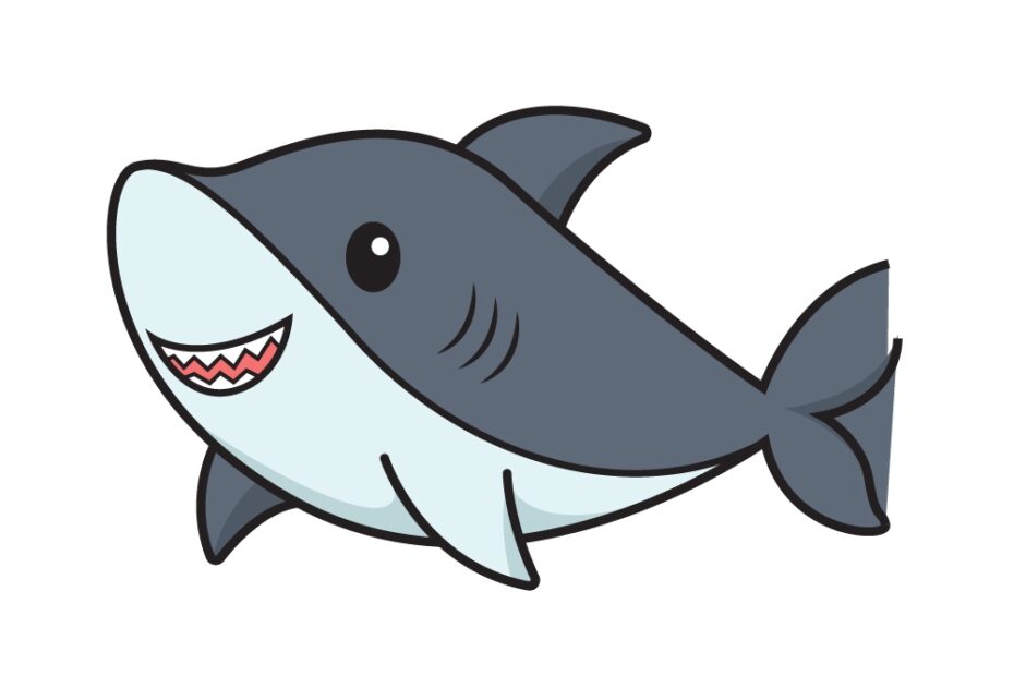 Shark Drawing How To Draw A Shark Step By Step