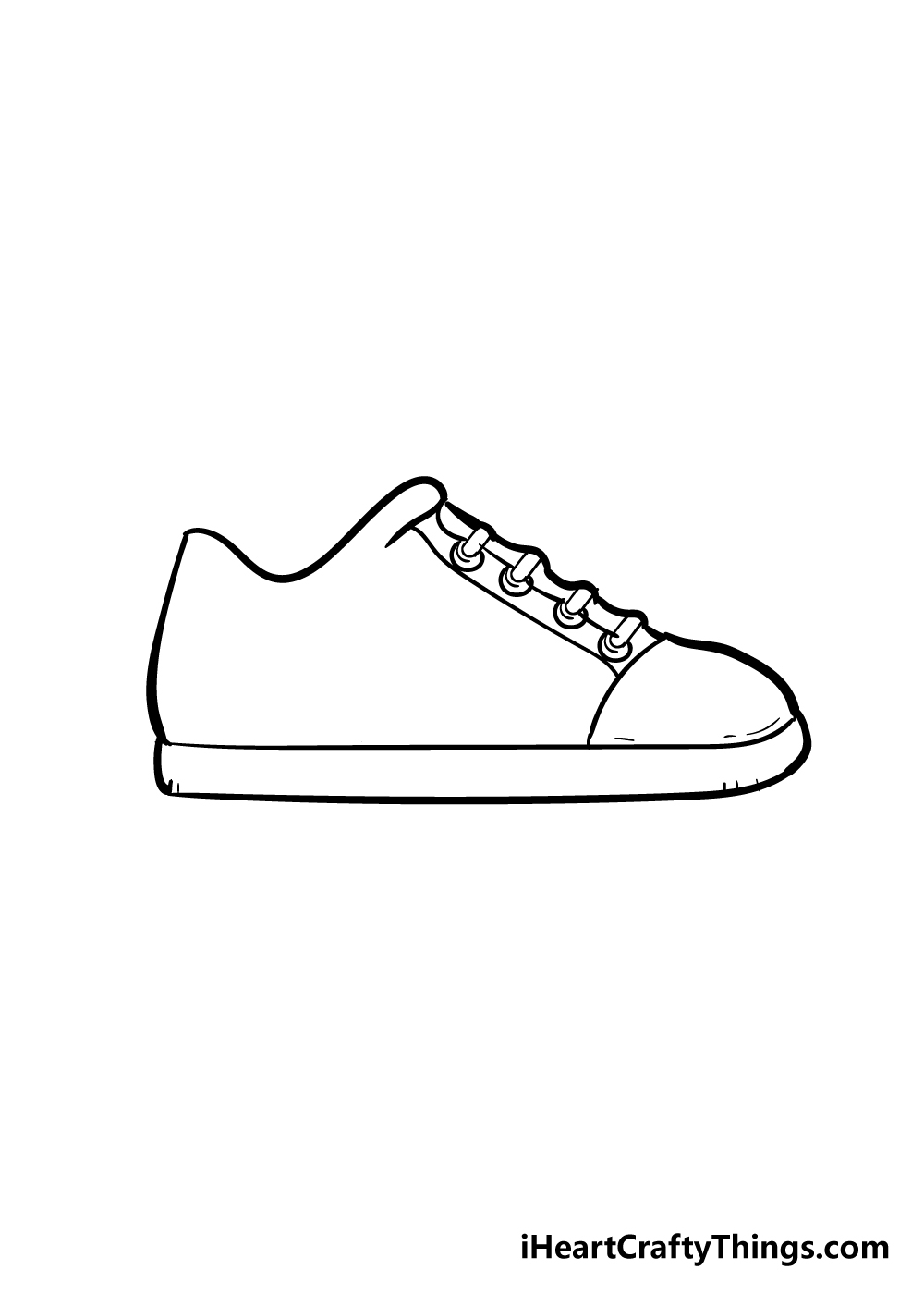 Shoe Drawing How To Draw A Shoe Step By Step
