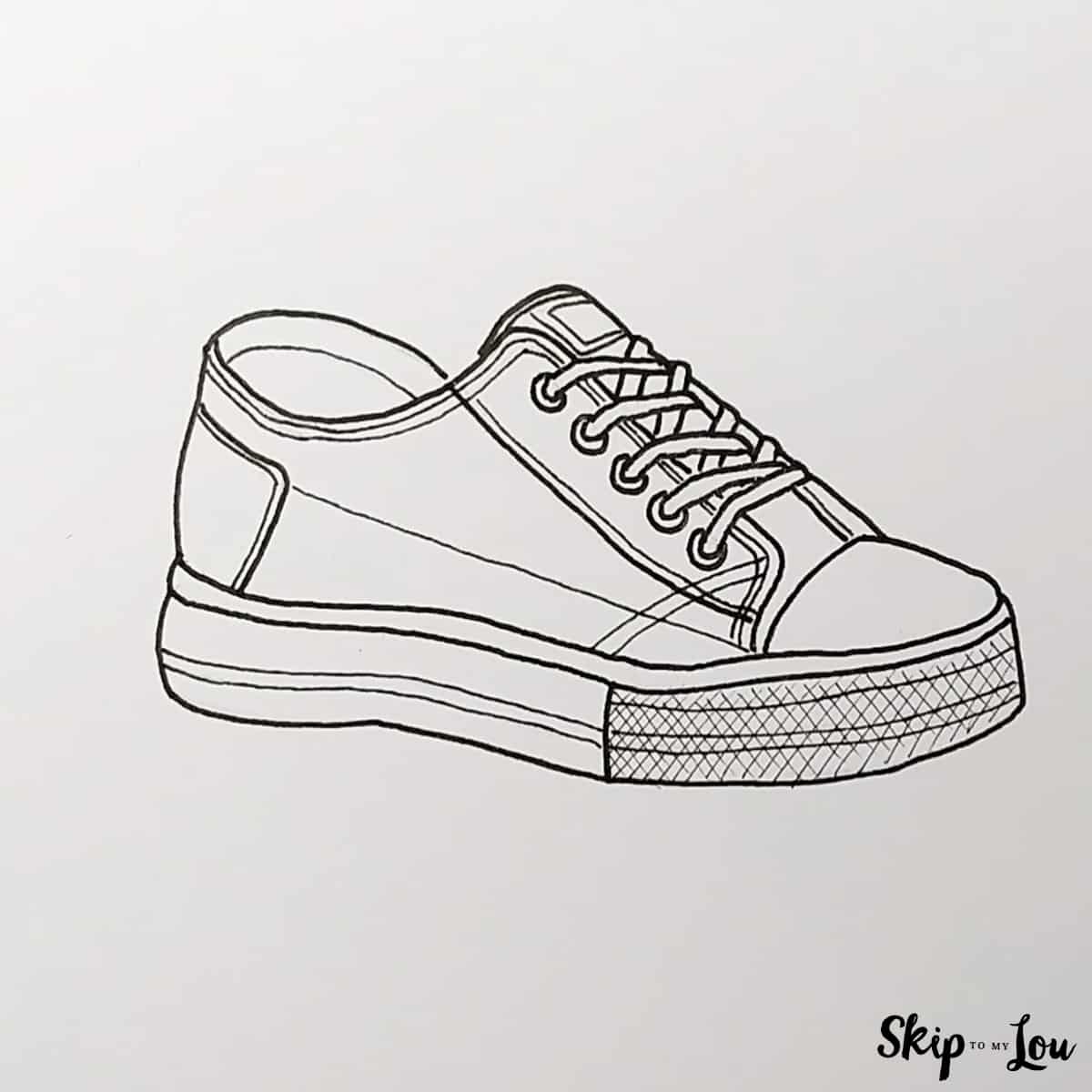 Shoe Drawing Skip To My Lou
