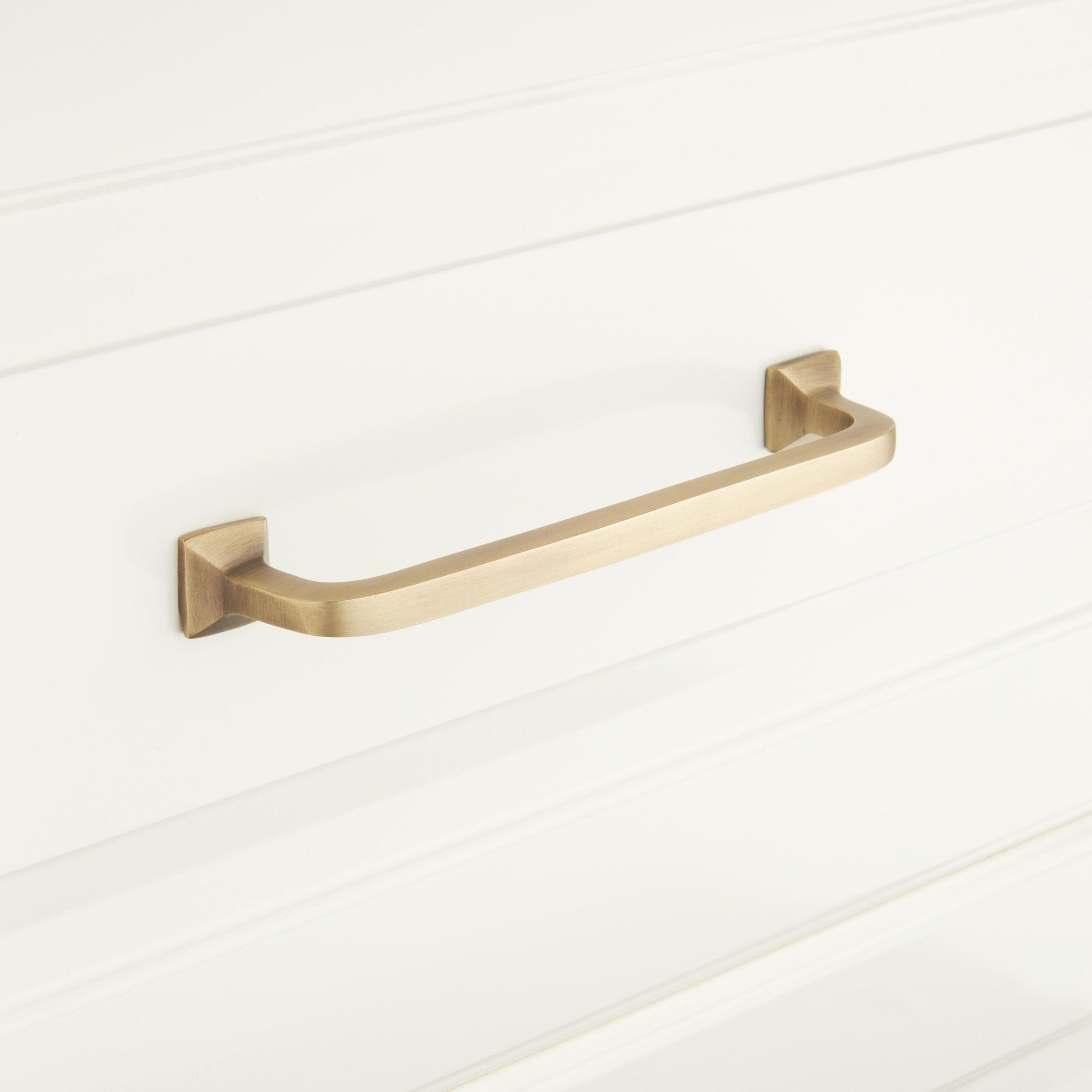 vintage brass drawer pulls
