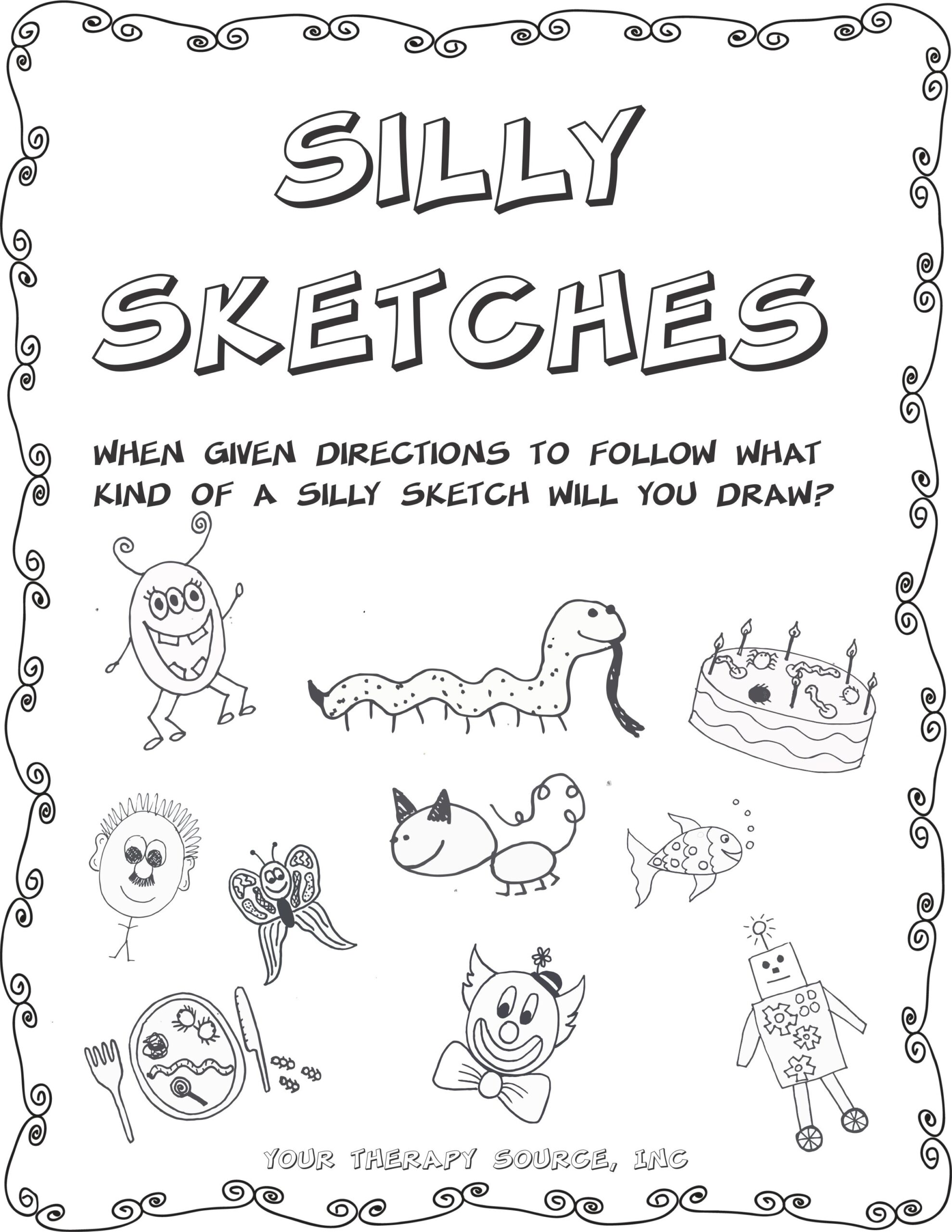 Silly Sketches Drawing Game Growing Play