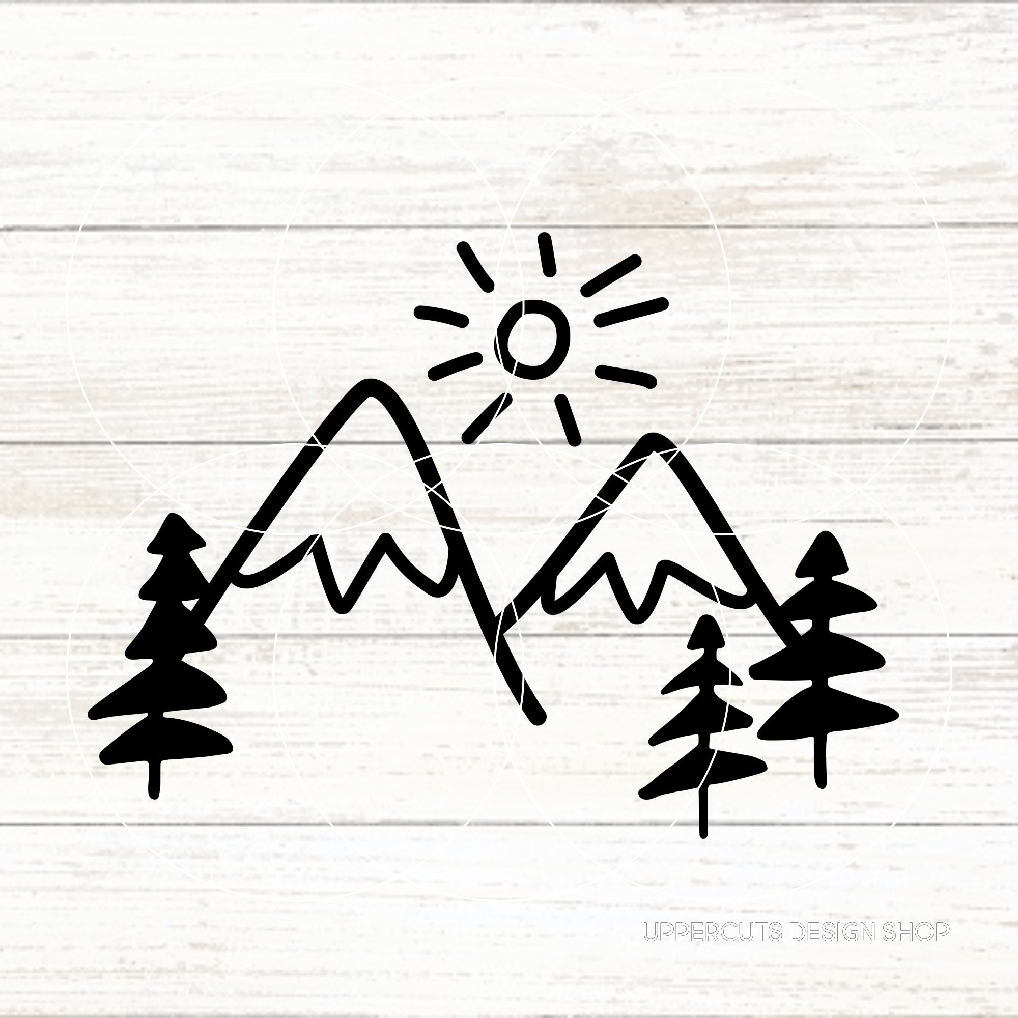 Simple Mountain Drawing SVG File Minimalist Mountain SVG Diy Graphic Tee Primitive Mountain Drawing Mountain Silhouette Nature SVG Etsy