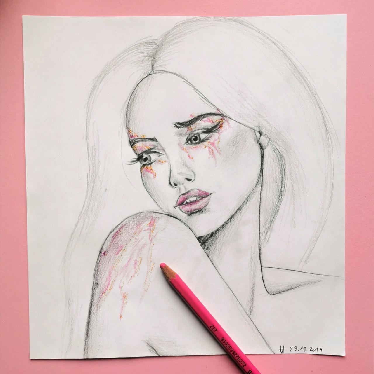 Simple Pencil Drawing On Omc Paper